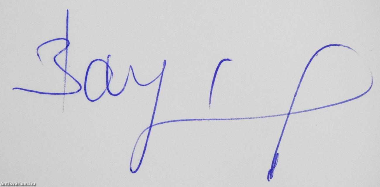 Őszelő (dedikált példány)