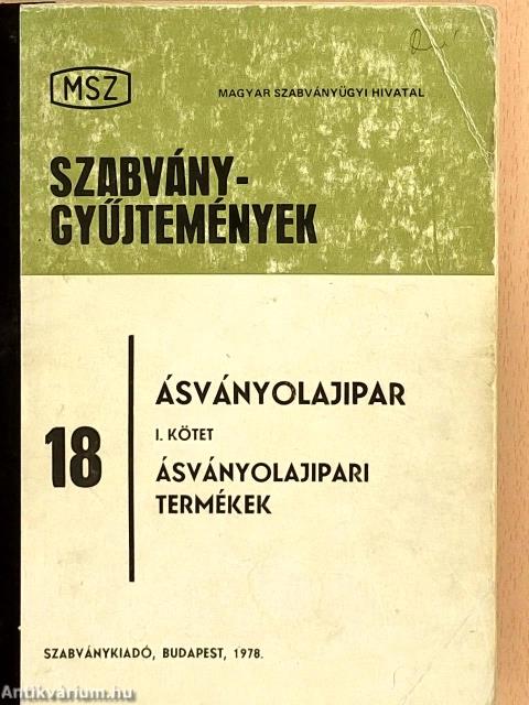 Ásványolajipar I-III.