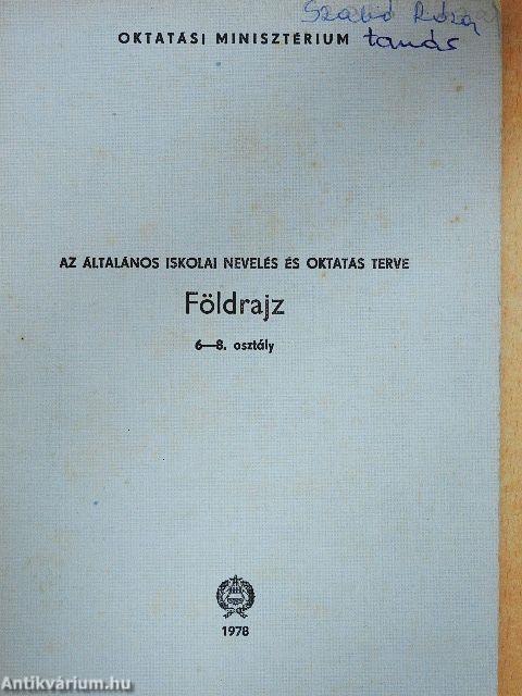 Földrajz 6-8.