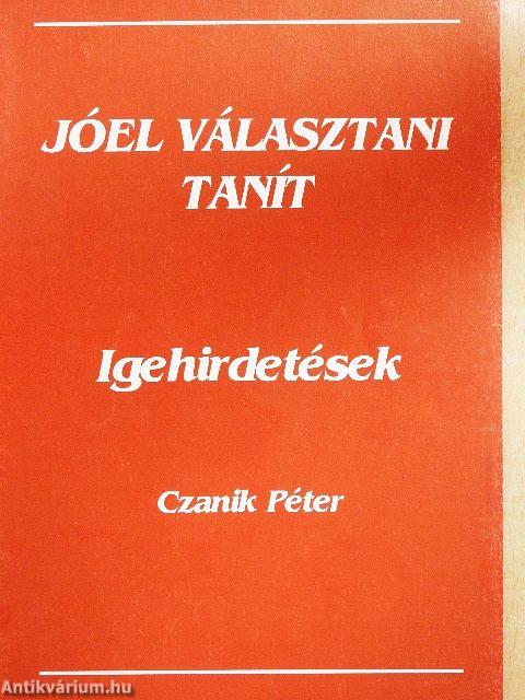 Jóel választani tanít