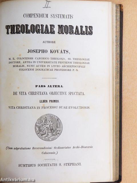 Compenidum systematis Theologiae Moralis I-II.