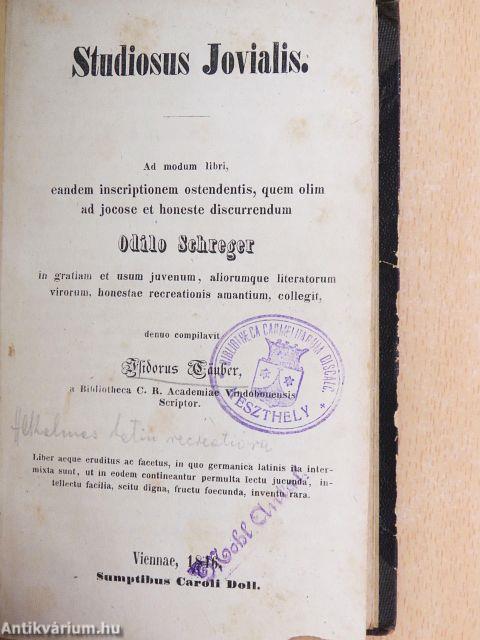 Studiosus Jovialis (gótbetűs)