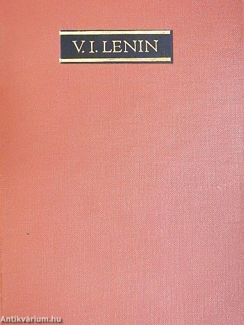 V. I. Lenin összes művei 39.