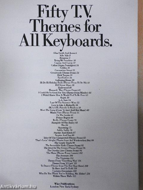 Fifty T.V. Themes for All Keyboards