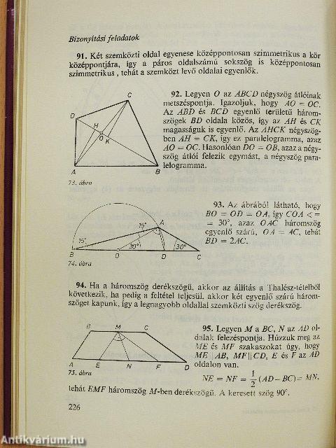 Elemi matematikai példatár II.