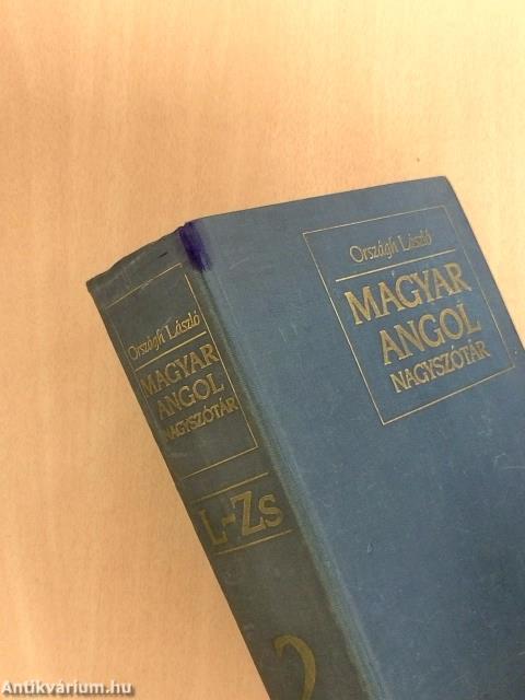Magyar-angol nagyszótár 1-2.