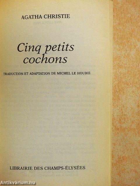 Cinq petits cochons