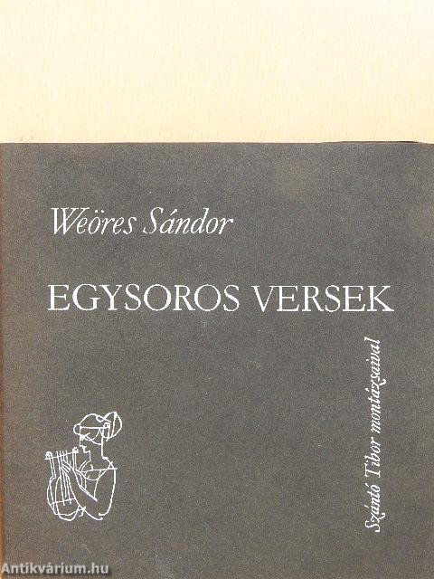 Egysoros versek