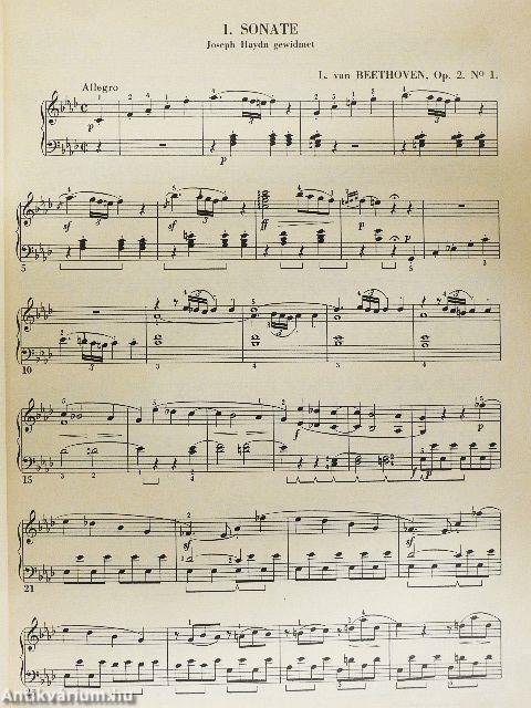 Zongoraszonáták I.