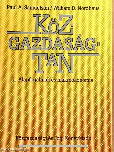 Közgazdaságtan I-III.