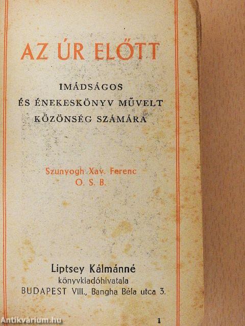 Az Úr előtt