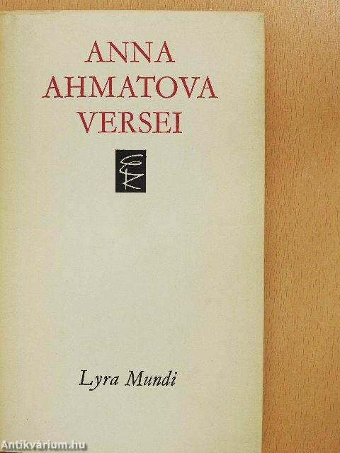 Anna Ahmatova versei