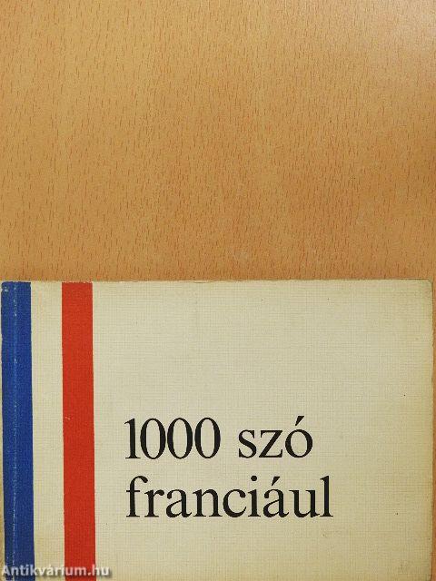 1000 szó franciául 