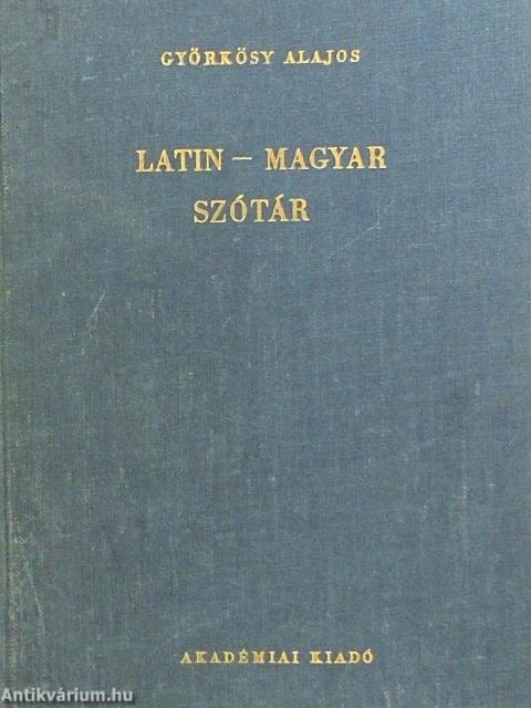 Latin-magyar szótár