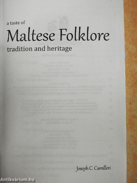 A taste of Maltese Folklore