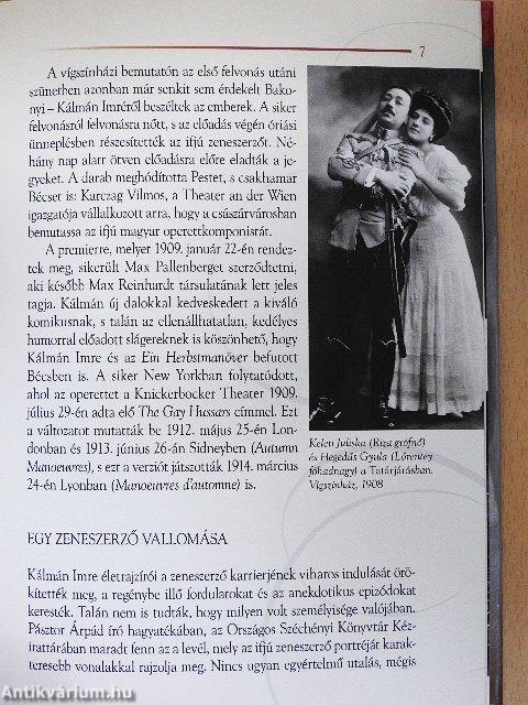 Kálmán Imre: A bajadér - CD-vel