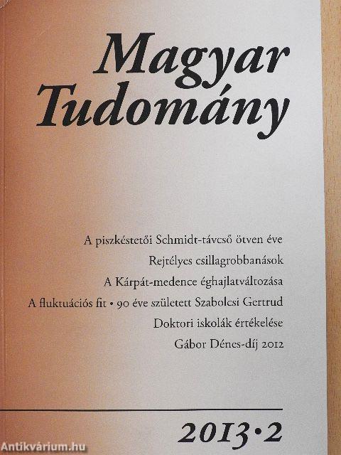 Magyar Tudomány 2013/2.