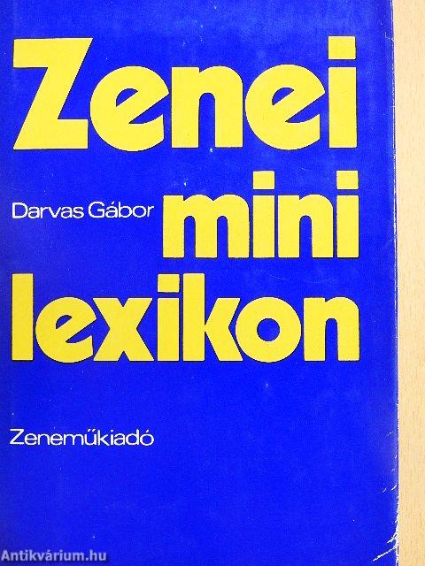 Zenei minilexikon