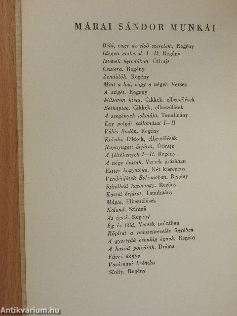 A féltékenyek I-II.