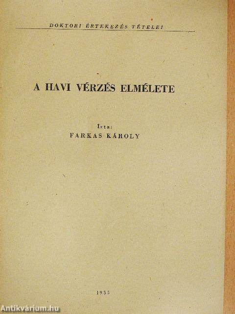 A havi vérzés elmélete