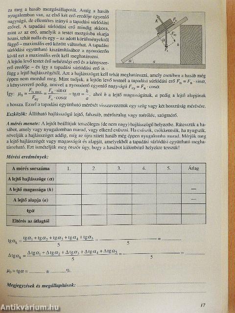 Fizika munkafüzet 11-12.