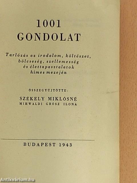 1001 gondolat