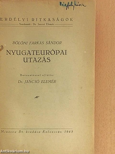 Nyugateurópai utazás