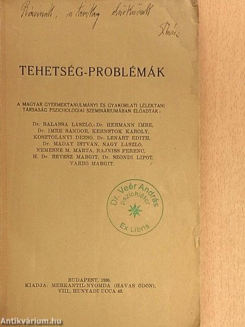 Tehetség-problémák