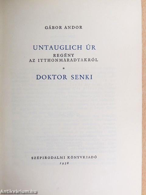 Untauglich úr/Doktor senki