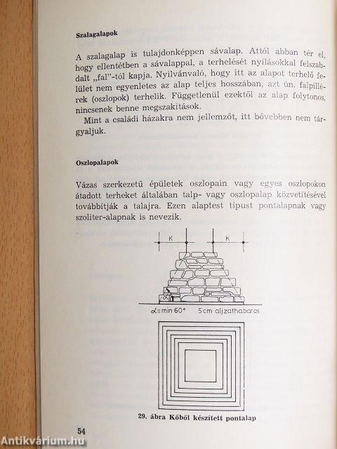 Földmunkák, alapozás, vízszigetelés