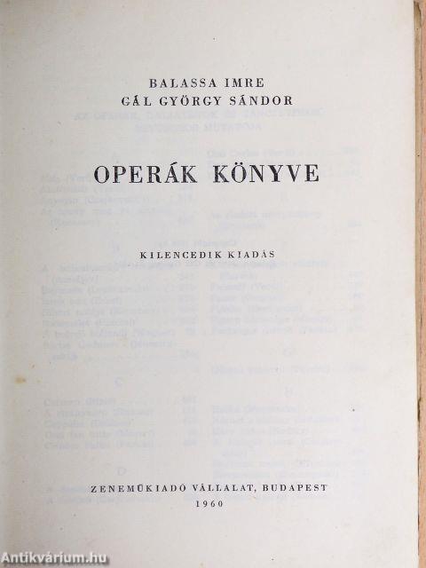 Operák könyve