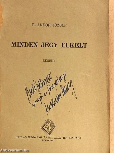 Minden jegy elkelt