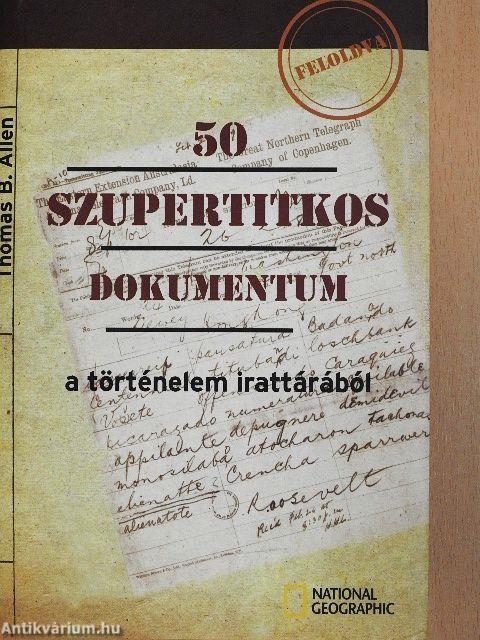 50 szupertitkos dokumentum