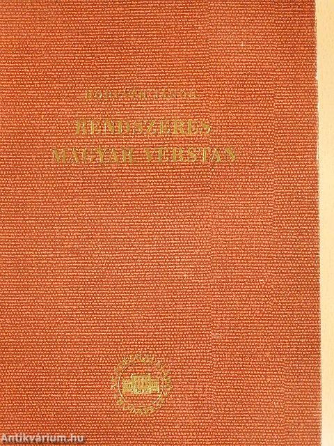 Rendszeres magyar verstan