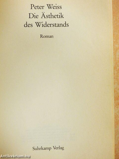 Die Ästhetik des Widerstands