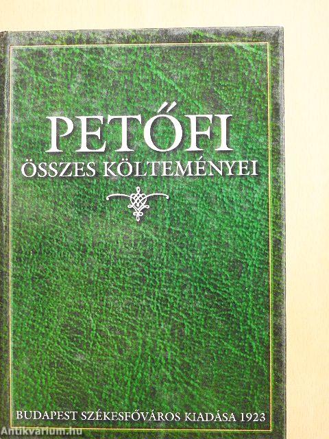 Petőfi összes költeményei