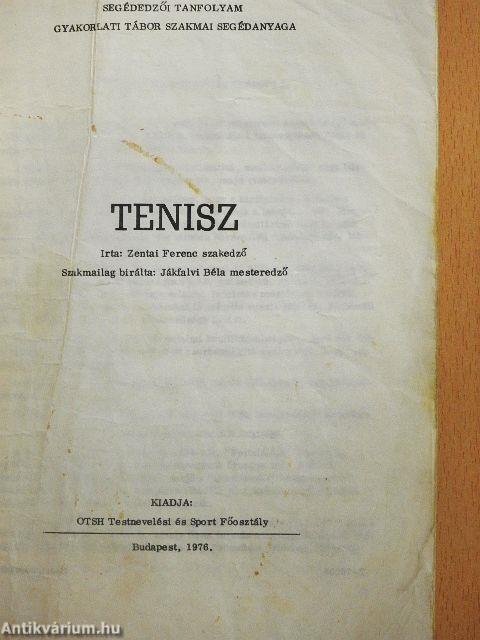 Tenisz