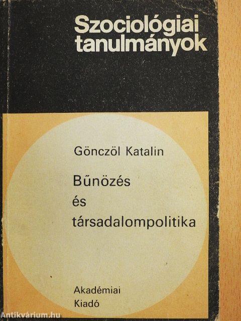 Bűnözés és társadalompolitika