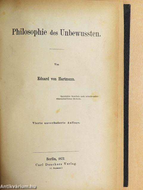 Philosophie des Unbewussten