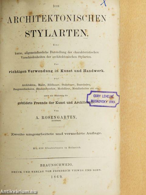 Die Architektonischen Stylarten