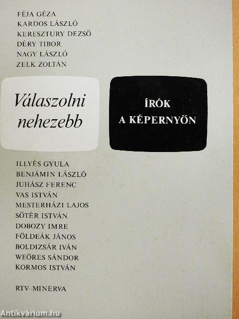 Válaszolni nehezebb