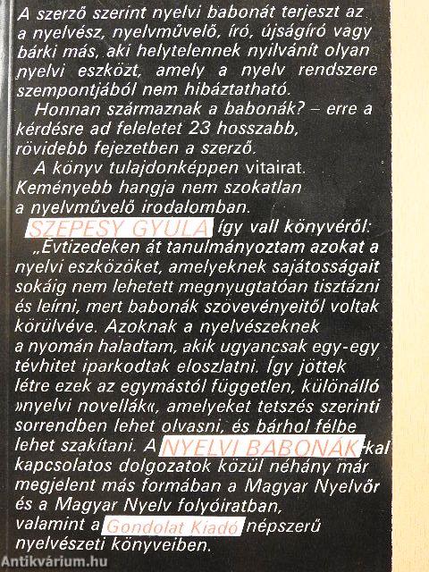 Nyelvi babonák