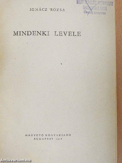 Mindenki levele