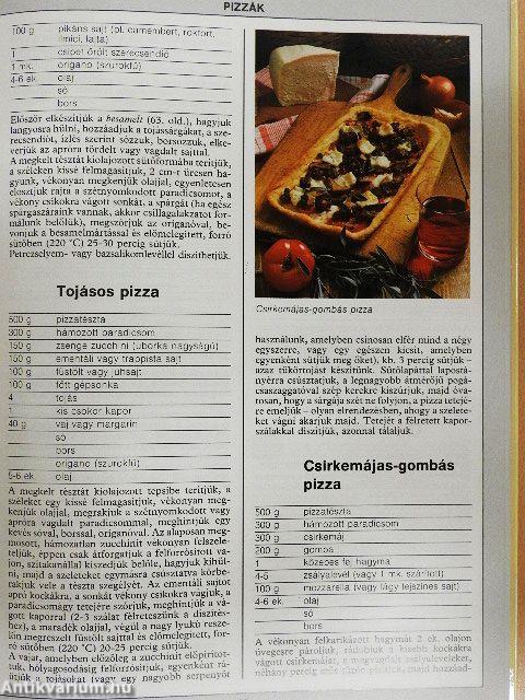 99 pizza és tészta 33 színes ételfotóval