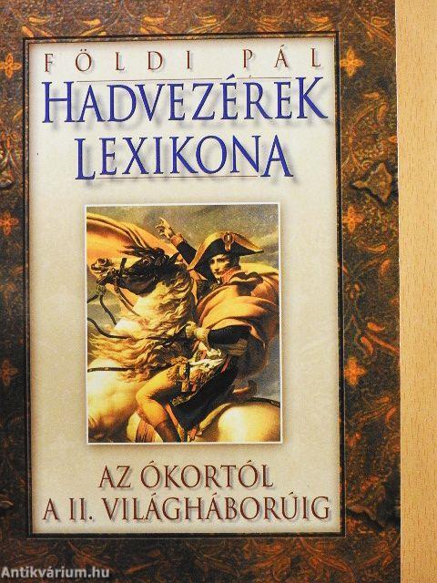 Hadvezérek lexikona