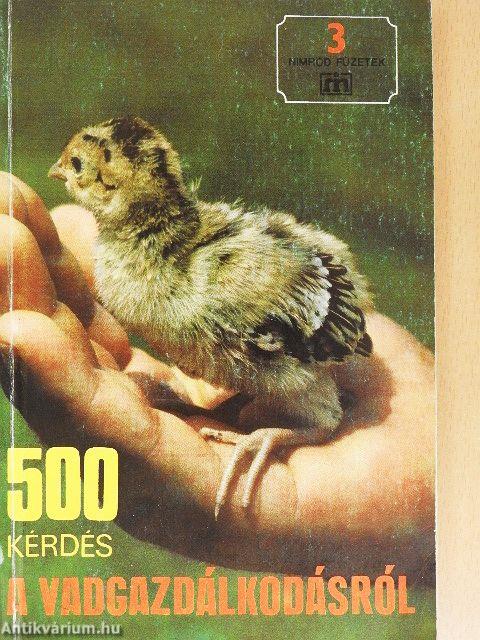 500 kérdés a vadgazdálkodásról