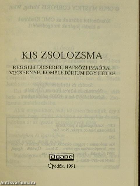 Kis zsolozsma