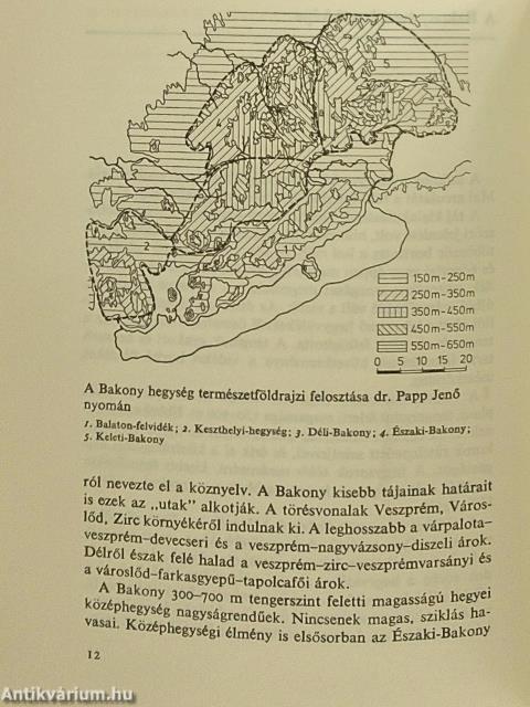Bakony, Balaton-felvidék