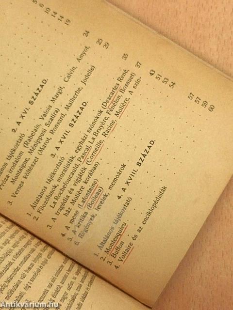 A francia irodalom története