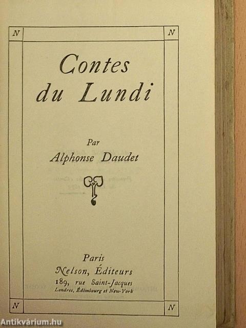 Contes du lundi